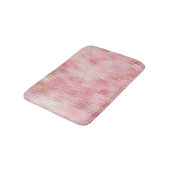Abstrakt-rosa-Mosaikbild Badematte (Schrägansicht)