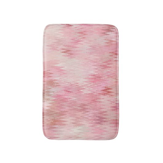 Abstrakt-rosa-Mosaikbild Badematte (Vorderseite Vertikal)