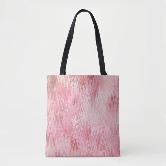 Abstrakt-rosa-Mosaikbild Tasche (Vorderseite)