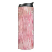 Abstrakt-rosa-Mosaikbild Thermosbecher (Nach links gedreht)