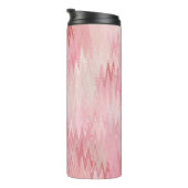 Abstrakt-rosa-Mosaikbild Thermosbecher (Nach rechts gedreht)