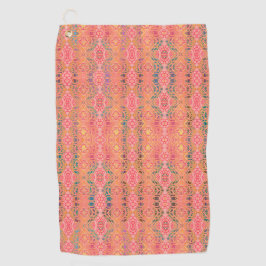 abstrakt rosa Muster Golfhandtuch