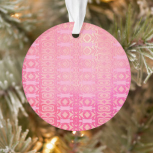 abstrakt rosa Muster Ornament