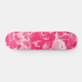 Abstrakt rosa Musterskateboard Skateboard (Horizontal)