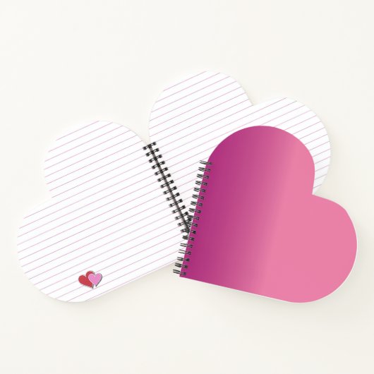 Abstrakt rosa notizblock (Innenseite)