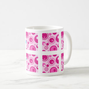 Abstrakt rosa Pastellfarben Kaffeetasse