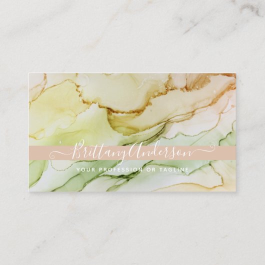 Abstrakt Rosa Personalisiert Treuekarte (Rückseite)