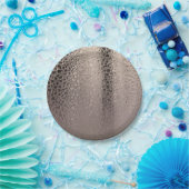 Abstrakt Rosa Schwarze Rose Gold Modernes Glam Swe Pappteller (Party)