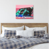 Abstrakt rosa Shipwrack Leinwanddruck (Insitu (Schlafzimmer))