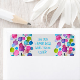 Abstrakt rosa Sommerbaumkunst