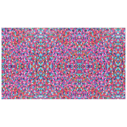 Abstrakt rosa tischdecke (Vorderseite (Horizontal))