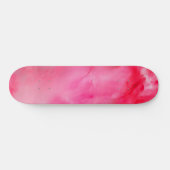 Abstrakt Rosa und Rot Skateboard (Horizontal)