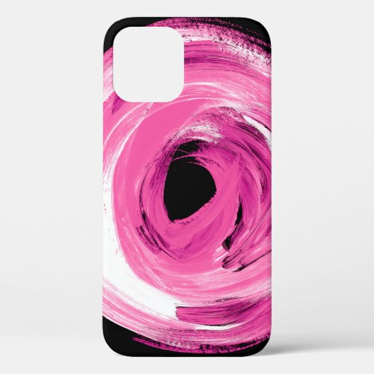Abstrakt rosa Wasserfarbe Case-Mate iPhone Hülle (Rückseite)