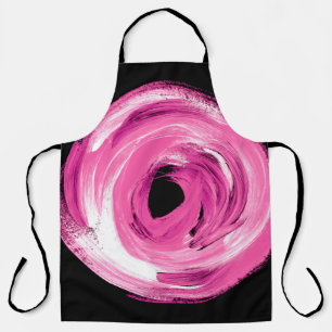 Abstrakt rosa Wasserfarbe Schürze