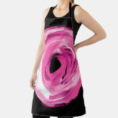 Abstrakt rosa Wasserfarbe Schürze (InSitu)