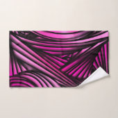 Abstrakt rosa wirbeln badhandtuch set (Handtuch)