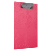 Abstrakt rosa Zwischenablage Klemmbrett (Rechts)