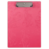 Abstrakt rosa Zwischenablage Klemmbrett (Vorderseite)
