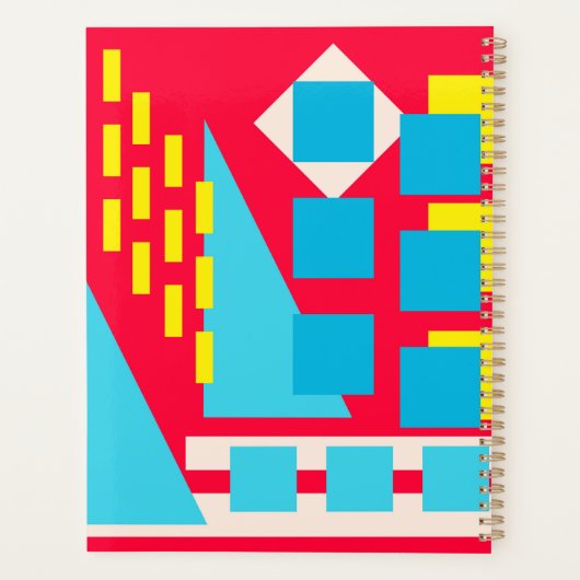 Abstrakt-rot-gelb Planer (Rückseite)