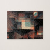 Abstrakt, rot, grüne Gradation von Paul Klee Puzzle (Horizontal)