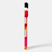 Abstrakt rot und rosa Case-Mate iPhone hülle (Rückseite / Rechts)