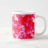 Abstrakt Rot und Rot Jumbo-Tasse (Rechts)