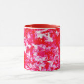 Abstrakt Rot und Rot Tasse (Zentrum)