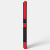 Abstrakt rot und schwarz geometrisch samsung galaxy hülle (Rückseite (Horizontal))