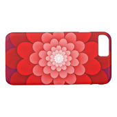 Abstrakt-Rote Blume-58566 Case-Mate iPhone Hülle (Rückseite (Horizontal))