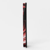 Abstrakt Rote Blume Elegante Moderne Case-Mate iPhone Hülle (Hinten/Links)