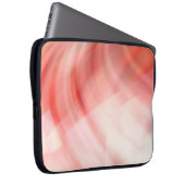 abstrakt roter und rosa Hintergrund mit weißen Rin Laptopschutzhülle (Vorne Rechts)