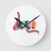 abstrakt runde wanduhr (Vorderseite)