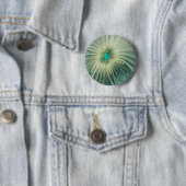 Abstrakt Sage Green Fantasy Blume Fraktal Kunst Button (Beispiel)