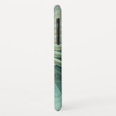 Abstrakt Sage Green Fantasy Blume Fraktal Kunst Case-Mate iPhone Hülle (Hinten/Links)