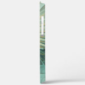 Abstrakt Sage Green Fantasy Blume Fraktal Kunst Case-Mate iPhone Hülle (Rückseite / Links)