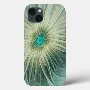 Abstrakt Sage Green Fantasy Blume Fraktal Kunst Case-Mate iPhone Hülle