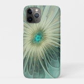Abstrakt Sage Green Fantasy Blume Fraktal Kunst Case-Mate iPhone Hülle (Rückseite)