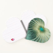 Abstrakt Sage Green Fantasy Blume Fraktal Kunst Notizblock (Innenseite)