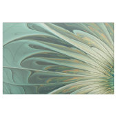 Abstrakt Sage Green Fantasy Blume Fraktal Kunst Stoff (Fat Quarter (45,7 x 55,9 cm))