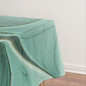 Abstrakt Sage Green Fantasy Blume Fraktal Kunst Tischdecke (Beispiel)