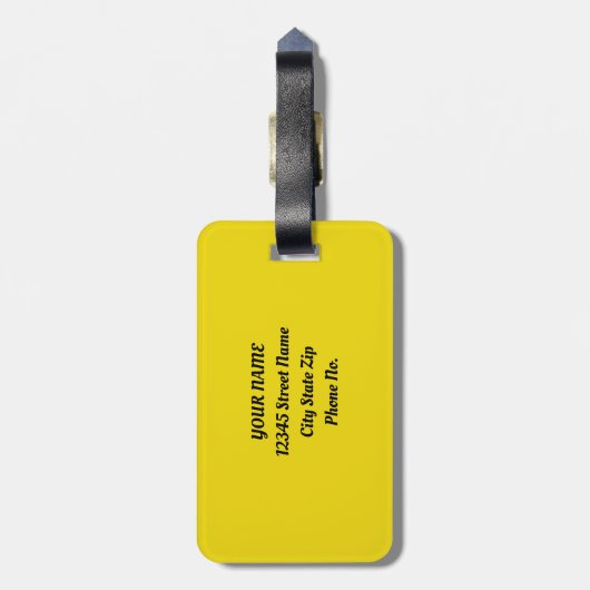 Abstrakt Sakura Spring Cherry Blossom Blumenbeere Gepäckanhänger (Rückseite vertikal)