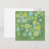 Abstrakt salzige Aquarellmalerei Feiertagskarte (Vorne/Hinten)