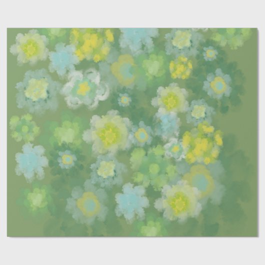 Abstrakt salzige Aquarellmalerei Geschenkpapier (Flach)