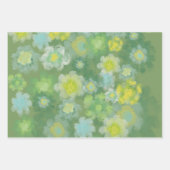 Abstrakt salzige Aquarellmalerei Geschenkpapier Set (Vorderseite 3)