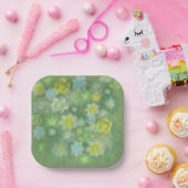 Abstrakt salzige Aquarellmalerei Pappteller (Party)