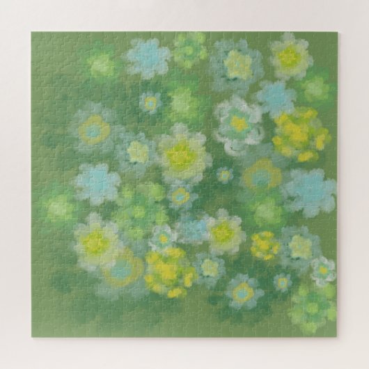 Abstrakt salzige Aquarellmalerei Puzzle (Horizontal)