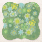 Abstrakt salzige Aquarellmalerei Untersetzer (Vorderseite)