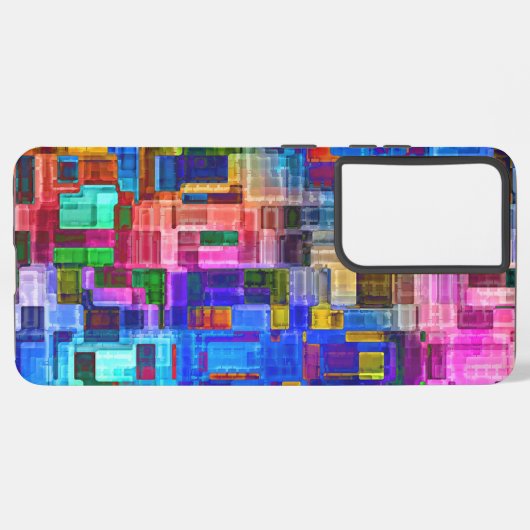 Abstrakt Samsung Galaxy Case Hülle (Rückseite (Horizontal))