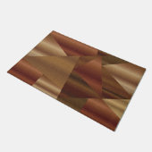 Abstrakt Sandy Imitats Wood Fußmatte (Schrägansicht)