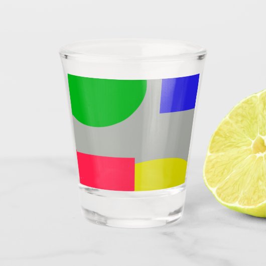 Abstrakt Schnapsglas (Vorderseite)